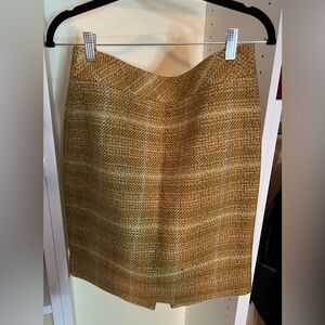 J. Crew multicolored knee-length wool pencil skirt